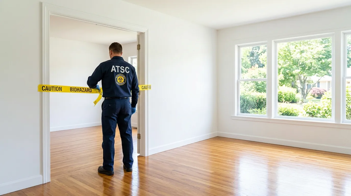 Certified biohazard cleanup crew performing Decomposition Cleanup in Dana Point